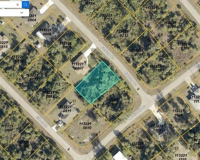 Northport Waterway Lakes and Canals Lot For Sale in North Port Florida