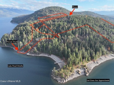 Perched above Lake Pend Oreille on 95+ acres, this extraordinary - photo 6