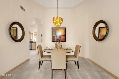 Set on a quiet street with sweeping views of Four Peaks and Red