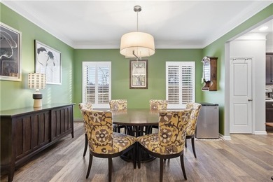 This refined ranch-style residence in Calhoun offers an