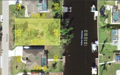 Port Charlotte Waterway Lakes Area Lot For Sale in Port Charlotte Florida