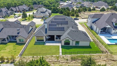 Luxury custom home in Heath, TX with soaring ceilings, walls of - photo 33
