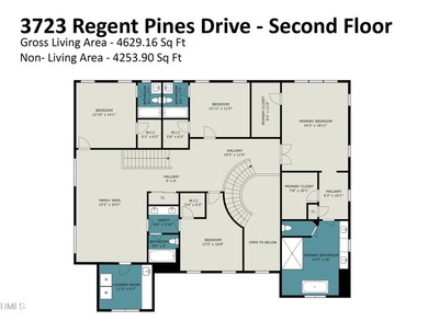 Welcome to 3723 Regent Pines Dr in New Hill, where luxury - photo 50