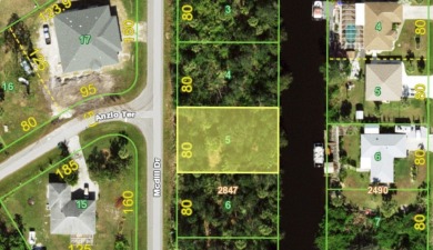 Port Charlotte Waterway Lakes Area Lot For Sale in Port Charlotte Florida