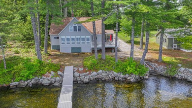 Take in sweeping views of Sebago Lake from the porch, dock, deck - photo 1