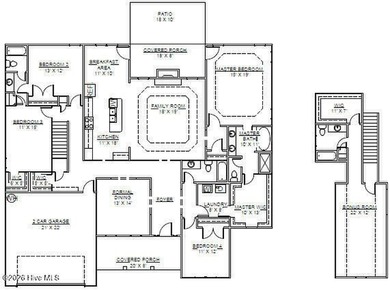 ''Massey'' floor plan is undwer construction in the Hutton - photo 4
