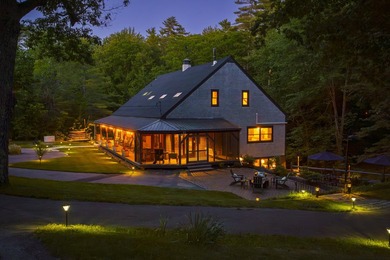Overlooking the Piscataqua River, this extraordinary post and - photo 1