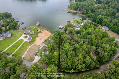 Approximately 30 feet of water frontage for this lakefront lot - Lake Lot For Sale in Sparta, Georgia