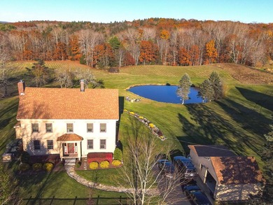 Set on 9 pastoral acres overlooking a swimmable spring fed pond - photo 2