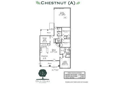 Popular Chestnut A plan with THREE main level beds & a separate - photo 3