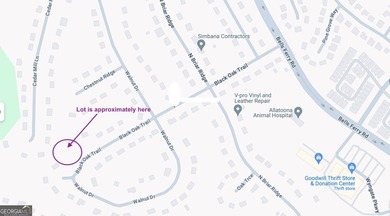 Lake Allatoona Lot For Sale in Woodstock Georgia