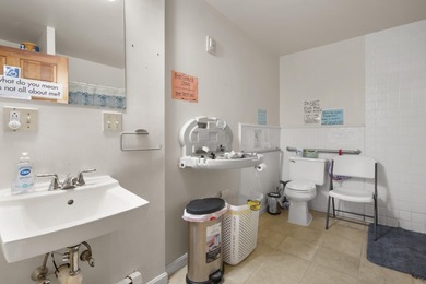 This expansive income-producing property presents a unique