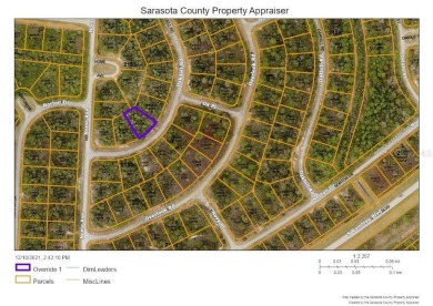 Northport Waterway Lakes and Canals Lot For Sale in North Port Florida