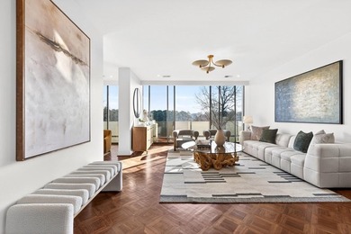 Originally configured as a three-bedroom, three-bath plan, this