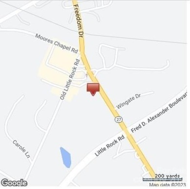 0.476 acres zoned Commercial on highly traveled Freedom Dr. This