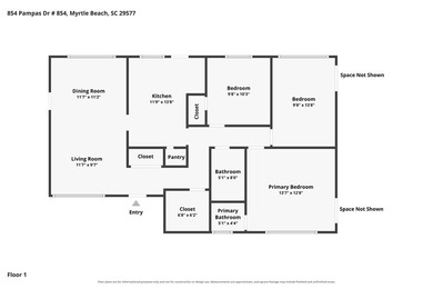 Welcome to 854 Pampas Drive, a charming 3-bedroom, 1.5-bathroom - photo 25