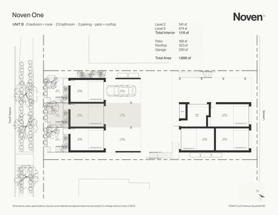 Noven One is six four-level townhomes in downtown Squamish - photo 32