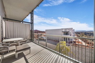 Enjoy incredible views of the lava fields and Hole 9 at Black