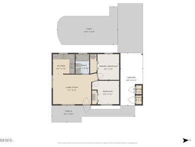 Charming, light-filled 2-bedroom, 1-bath beach cottage-just two - photo 22