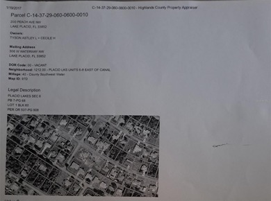 Lake June in Winter Lot For Sale in Lake Placid Florida