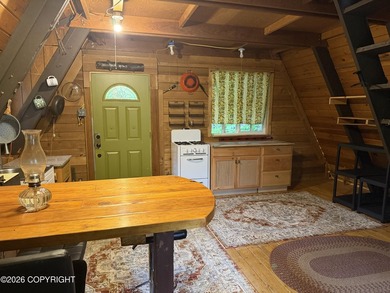 A-Frame cabin tucked into the birches between two good fishing - photo 2