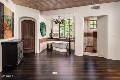 Tucked away in a serene and sequestered setting, meandering over