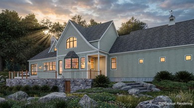 In the midst of grand renovation, this custom waterfront home - photo 2