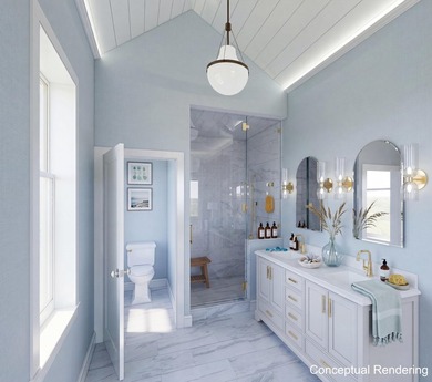 In the midst of grand renovation, this custom waterfront home - photo 10