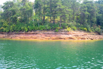 Smith Lake Waterfront Lot With Solid Stone Shoreline - Lake Lot For Sale in Crane Hill, Alabama