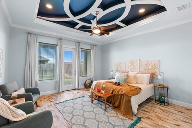 Custom home on a large corner lot with a circular driveway - photo 11