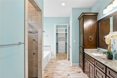 Custom home on a large corner lot with a circular driveway - photo 13
