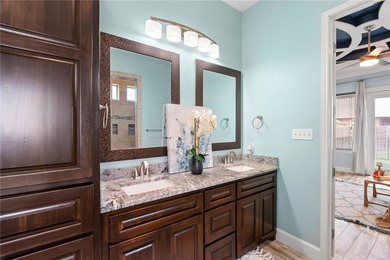 Custom home on a large corner lot with a circular driveway - photo 17