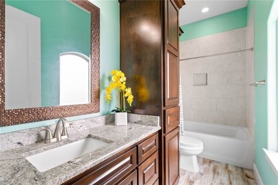 Custom home on a large corner lot with a circular driveway - photo 22