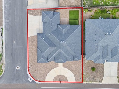 Custom home on a large corner lot with a circular driveway - photo 28