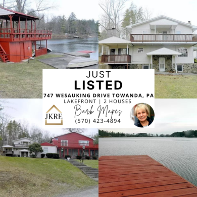 Lake Wesauking Home For Sale in Towanda Pennsylvania