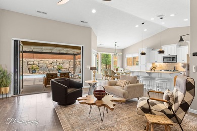 55+ living in SunRiver with a PRIVATE POOL and spa in one of the