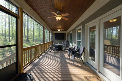 Fully furnished golf course home in gated Shiloh Falls! This