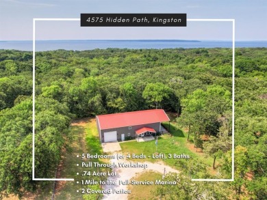 Lake Home For Sale in Kingston, Oklahoma
