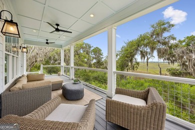 Beautiful marsh front coastal-style home surrounded by - photo 13