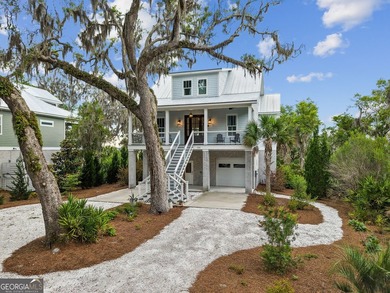 Beautiful marsh front coastal-style home surrounded by - photo 32