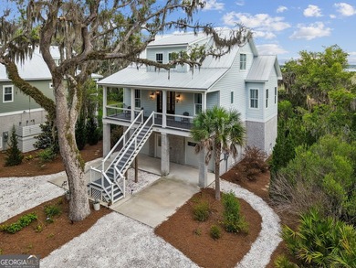 Beautiful marsh front coastal-style home surrounded by - photo 46