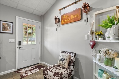 This barndominium style home was built wheelchair accessible