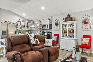 This barndominium style home was built wheelchair accessible