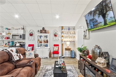 This barndominium style home was built wheelchair accessible