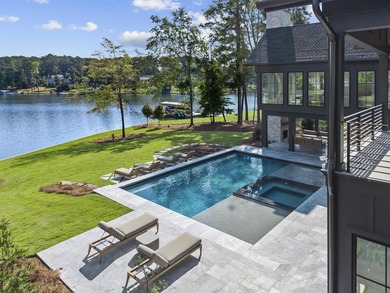 MODERN CALIFORNIA-INSPIRED LAKEFRONT RETREAT WITH POOL | Built