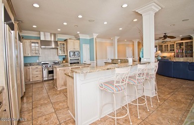 Great location and large oceanfront lot with this stunning home