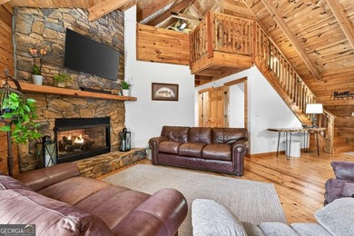 Fully furnished true log home on 5.78 private wooded acres in - photo 4