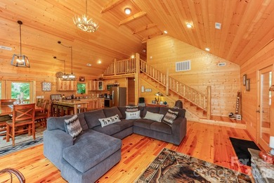 RIVERFRONT LOG HOME IN LAKE LURE, NC. Built in 2022, this 3358 - photo 16