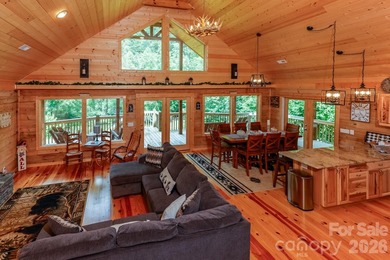 RIVERFRONT LOG HOME IN LAKE LURE, NC. Built in 2022, this 3358 - photo 28
