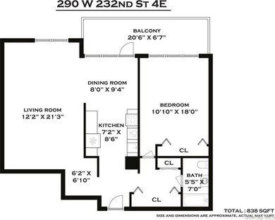 Welcome to Apartment 4E at 290 West 232nd Street - a bright and - photo 29